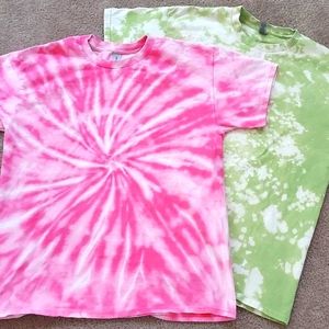 Set of Two Tye Dye T Shirts